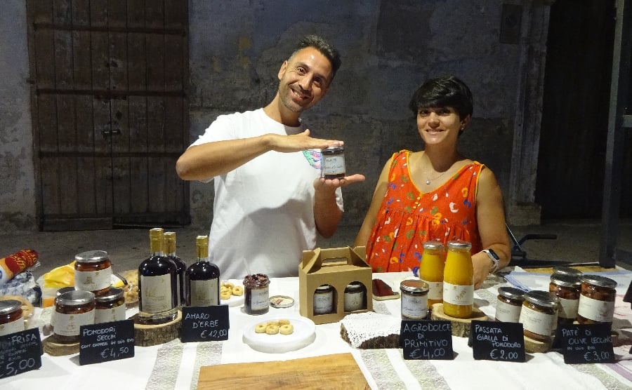 Chefs at a Slow Food event in Puglia