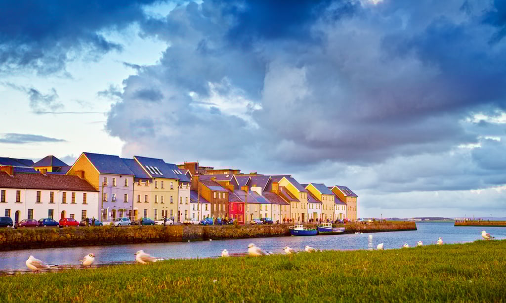 Colourful houses in Galway