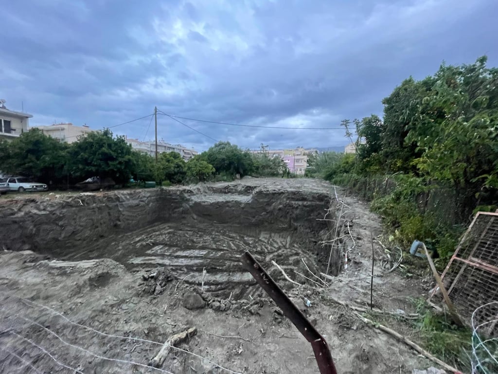 Building site in Greece