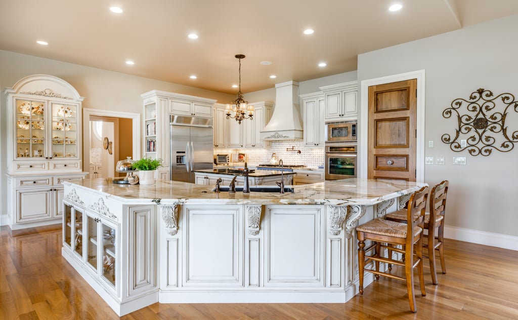 Modern French country kitchen renovation