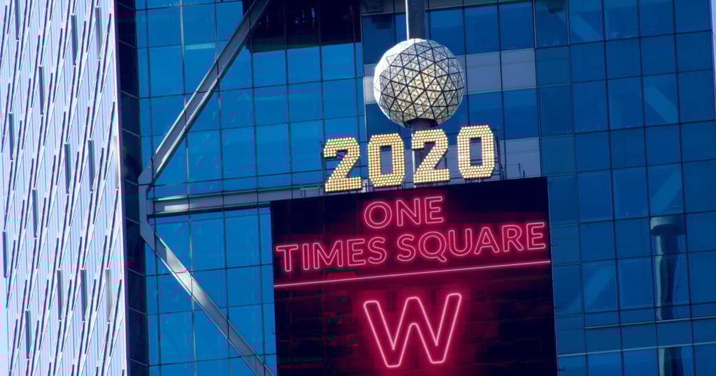 The 2020 Ball Drop in Times Square