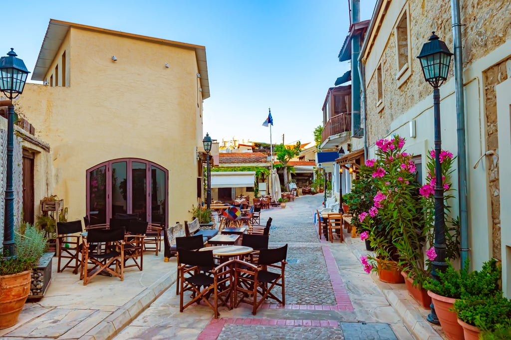 Cafe in Pissouri, Cyprus