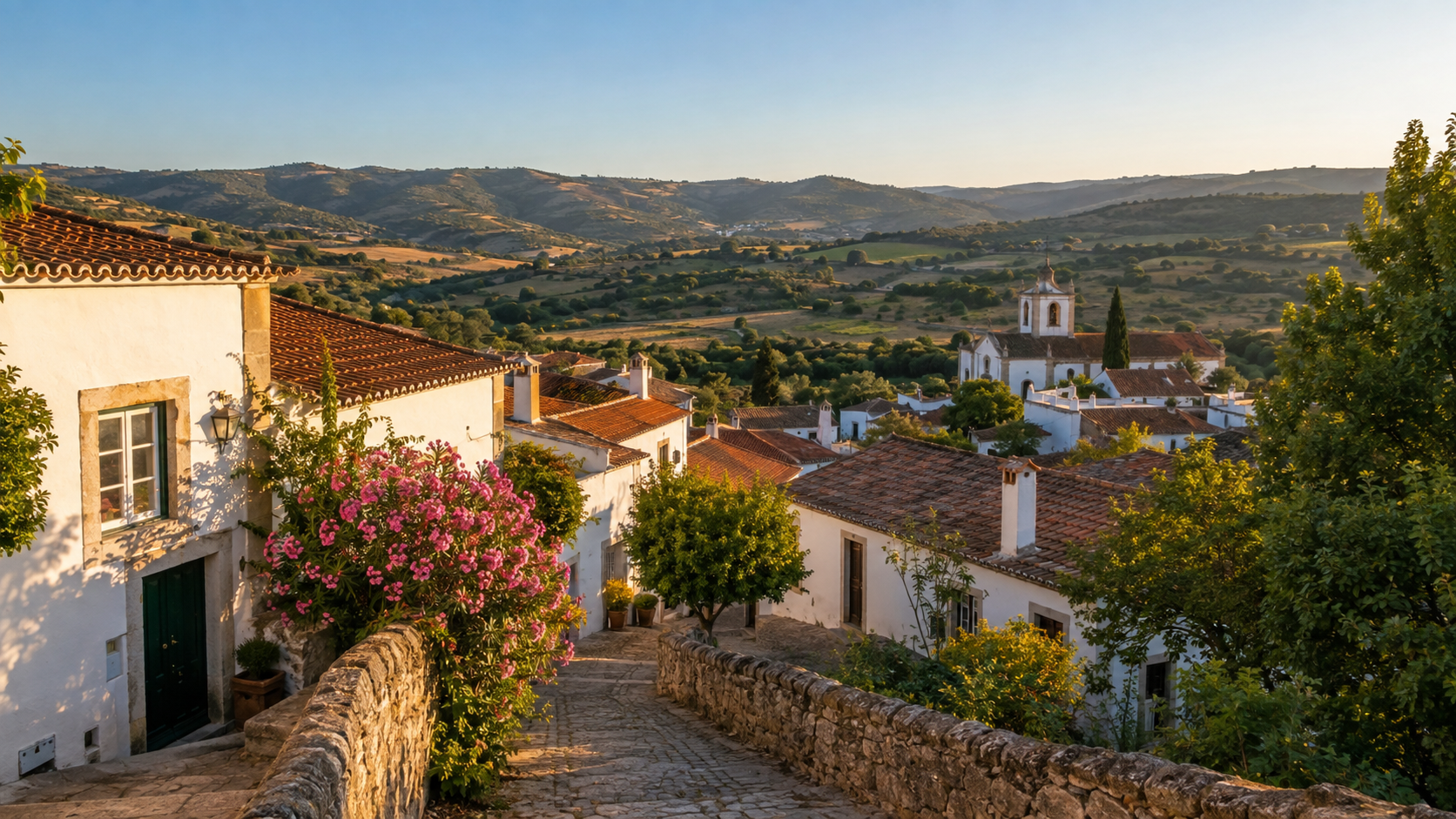 Typical Portuguese countryside houses