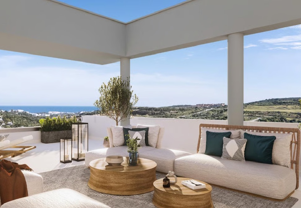 Accessible and affordable mortgages make apartments in the Costa del Sol, like this one in Estepona more available to international buyers