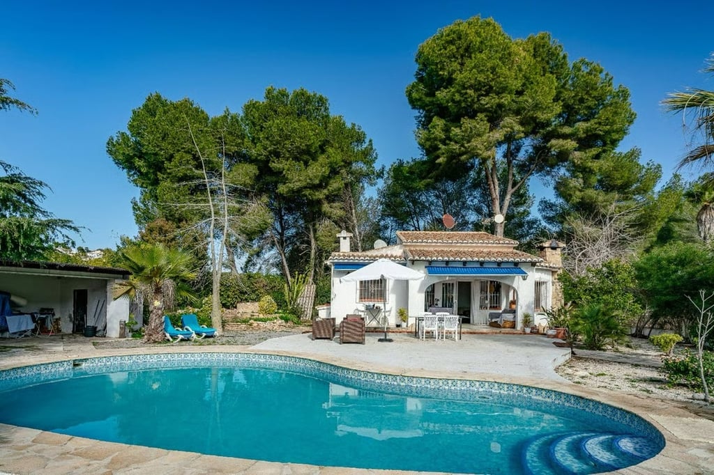 Foreign buyers can get mortgages from Spanish banks, making properties like this villa in Moraira in the Costa Blanca attractive purchases