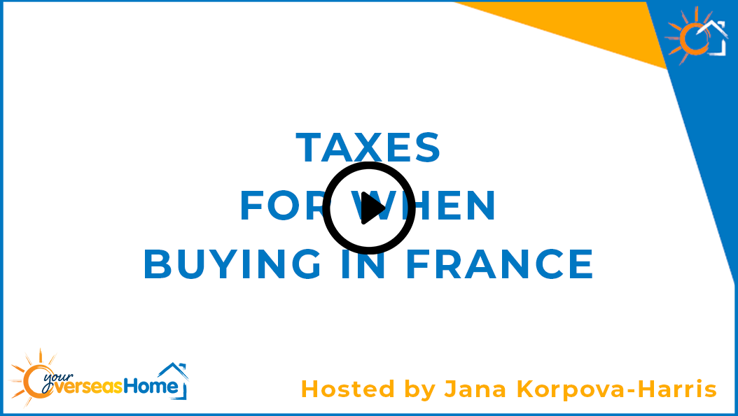 Taxes for when buying in France