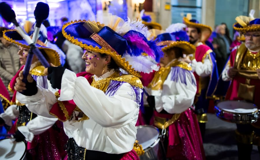 Antroxu parade in Gijon, Spain