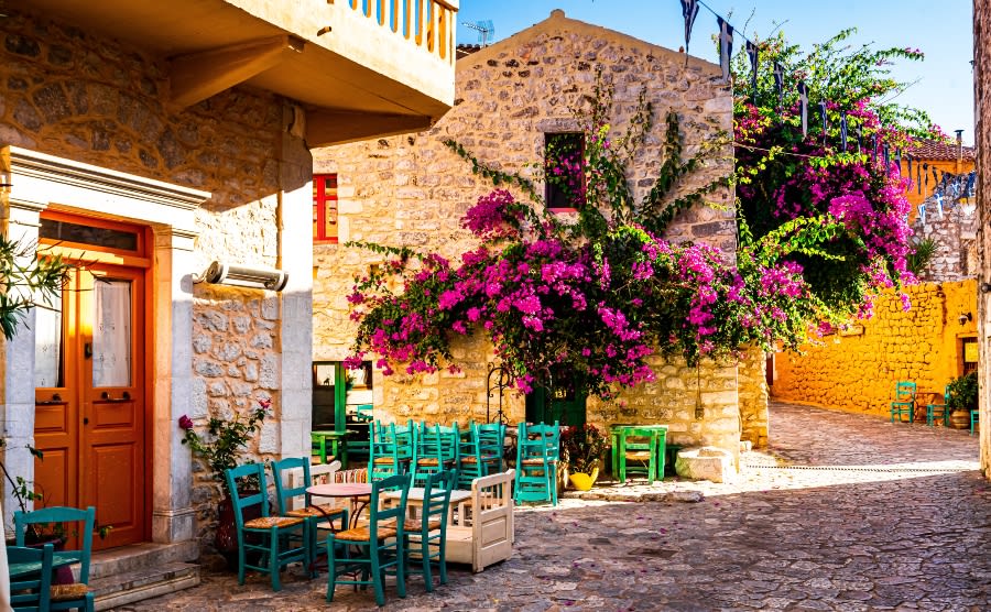 Stone village in Mani, the Peloponnese