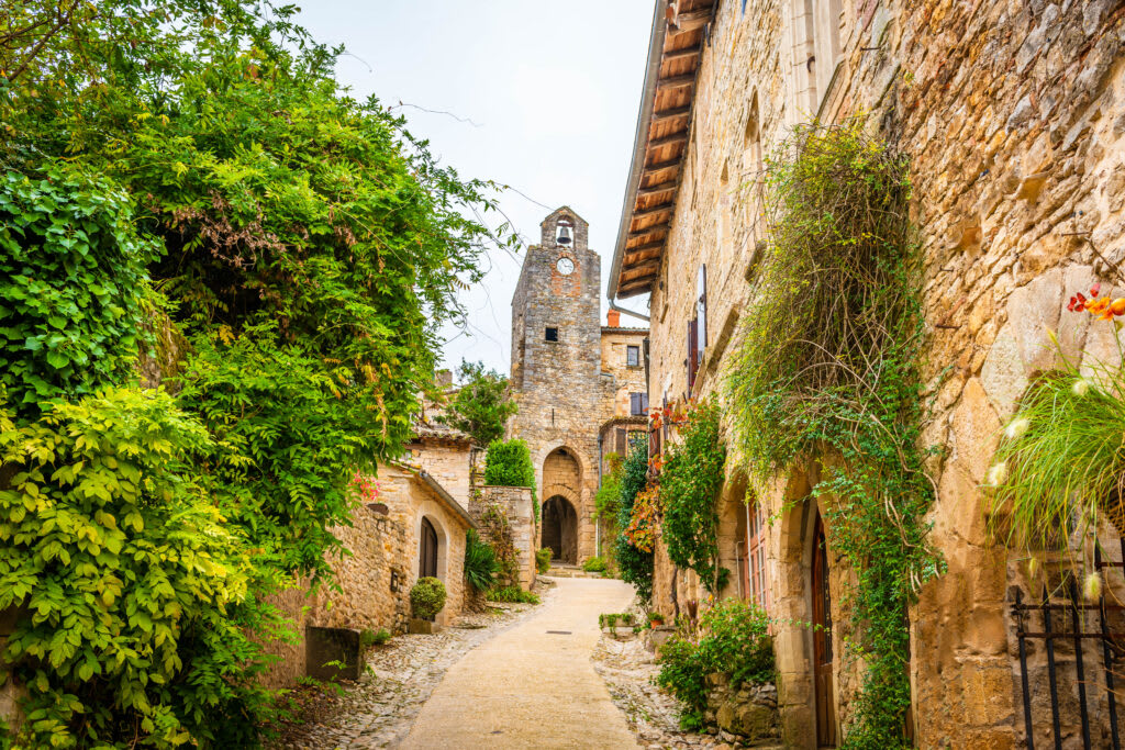 Houses in Bruniquel, Tarn-et-Garon