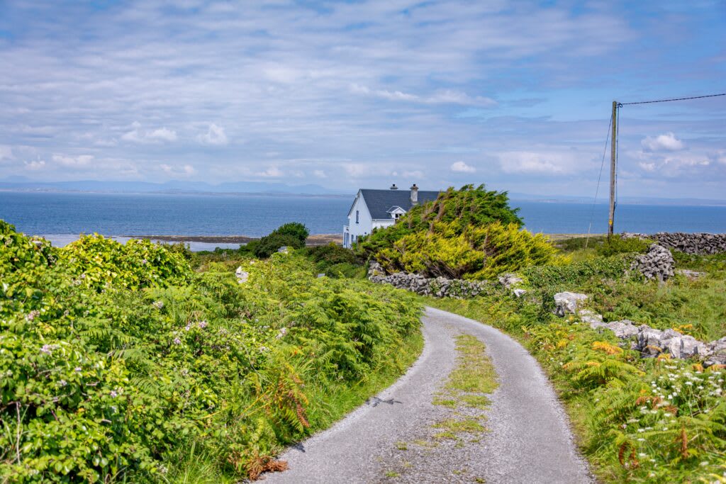 Seafront cottage on Inishmore island